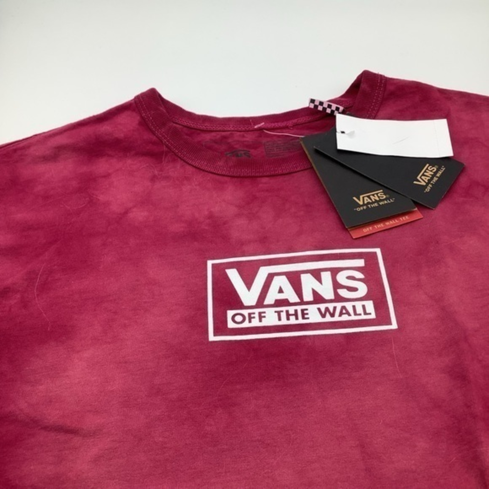 Vans Off The Wall Men’s  T-Shirt, Red,‎ Size Medium